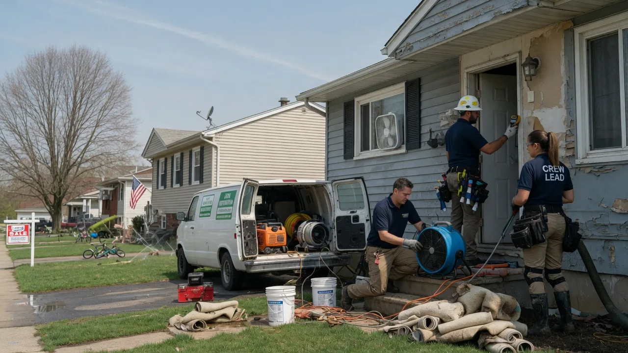 Flood Cleanup in Buffalo Prairie, IL near me
